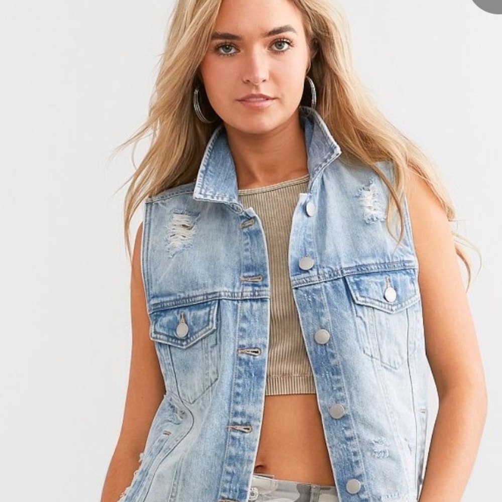 RISEN Los Angeles Light Blue Denim Jacket - Women's